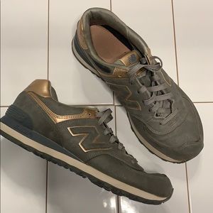 574 New Balance Rose Gold and Grey